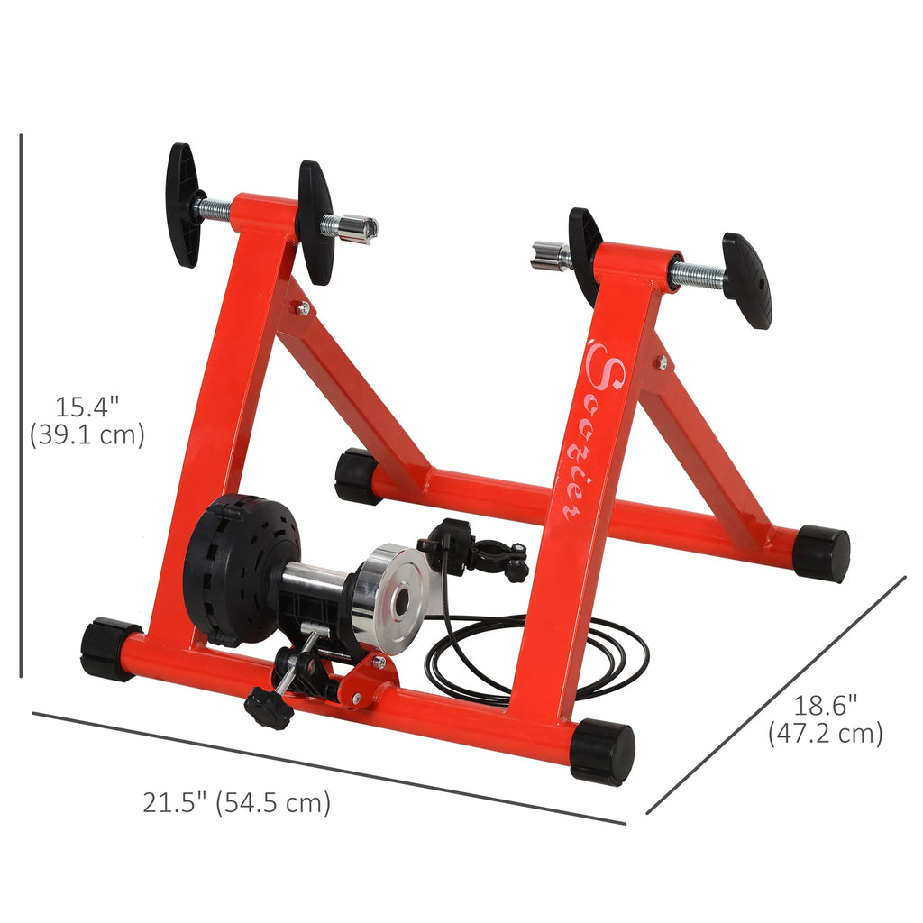 Bike Trainer Stand, Magnetic Indoor Cycling Trainer with 5 Levels – image 3