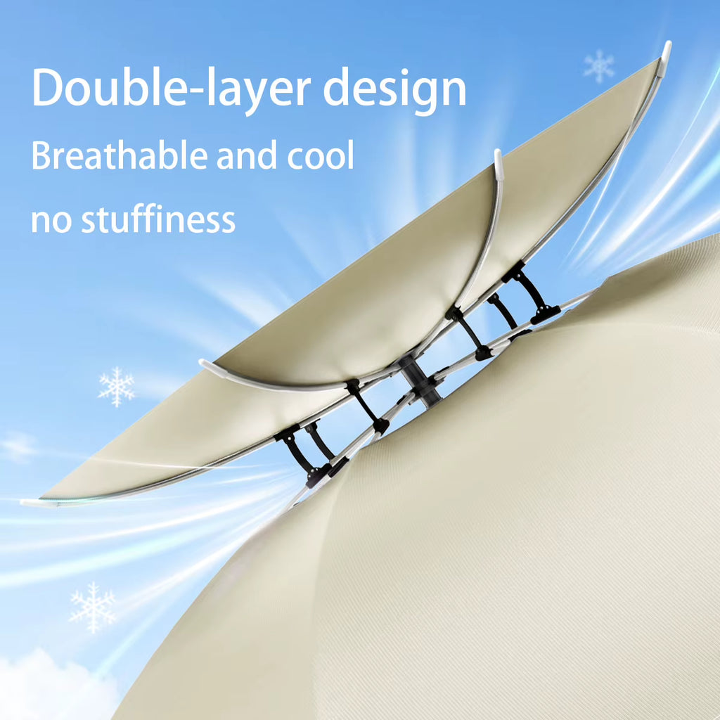 Head-Mounted Sun Umbrella Hat for Fishing & Gardening – image 3