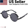 Round Sunglasses – Polarized Retro Metal Frame, UV400 – image 19