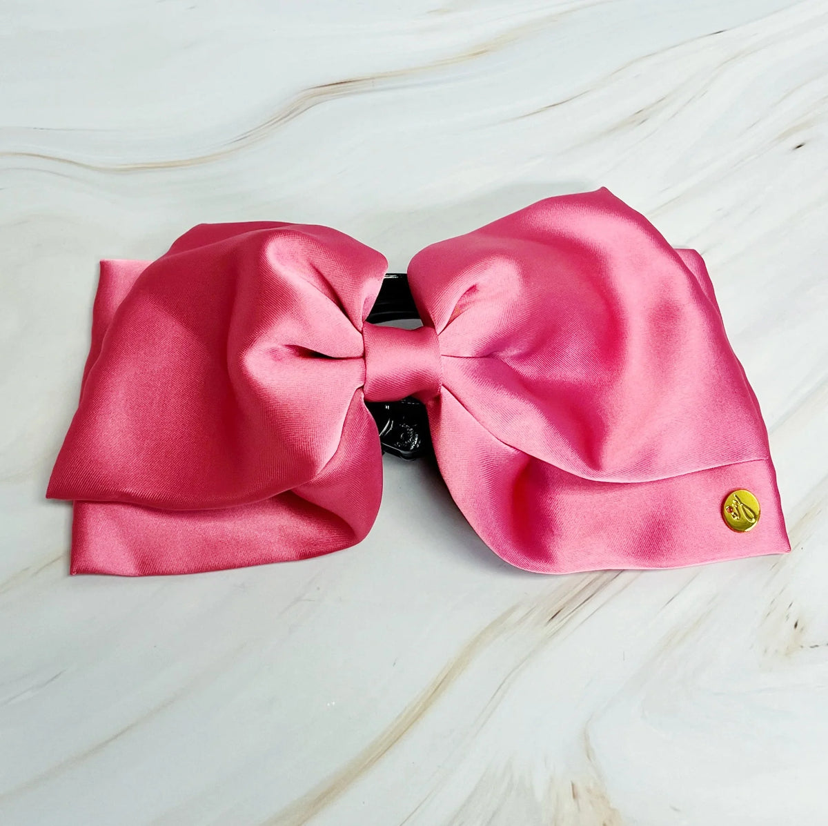 Bow Hair Claw Clip – Large Velvet Bow Claw, 7 Inch – image 4