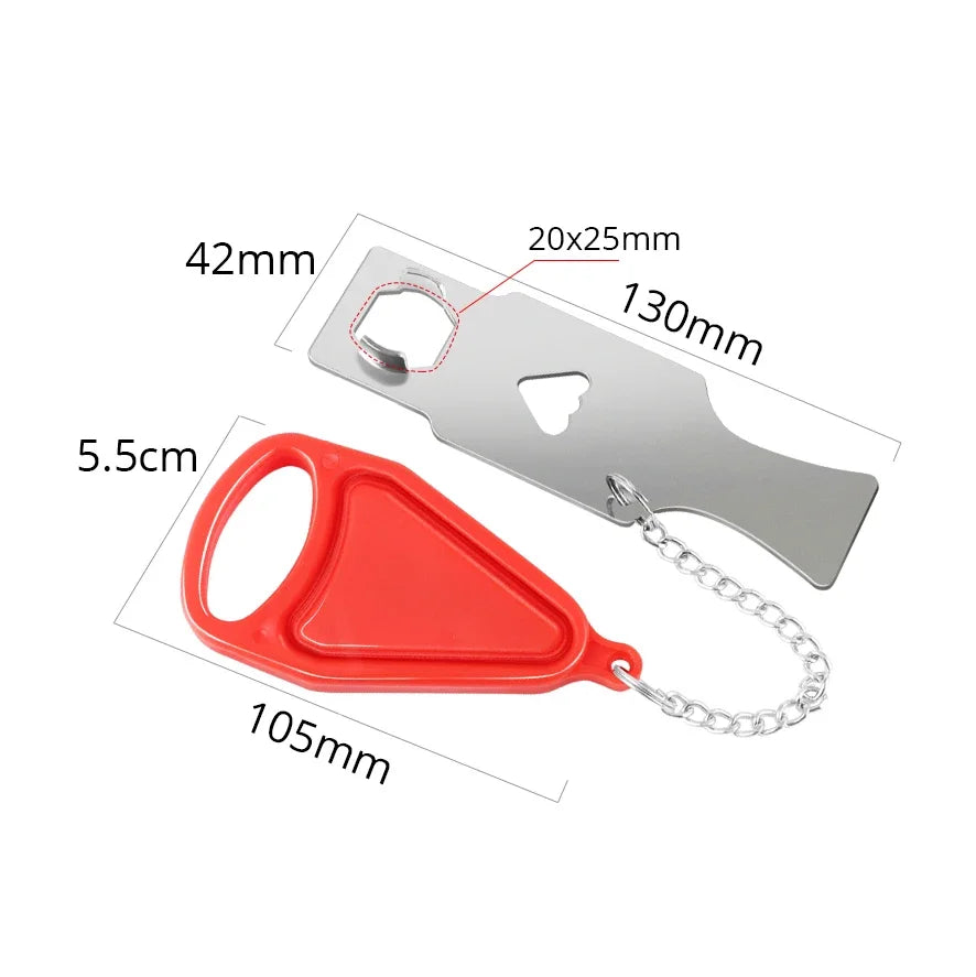 Portable Door Lock - Keyless Travel Lock for Hotels, Apartments & Dorms