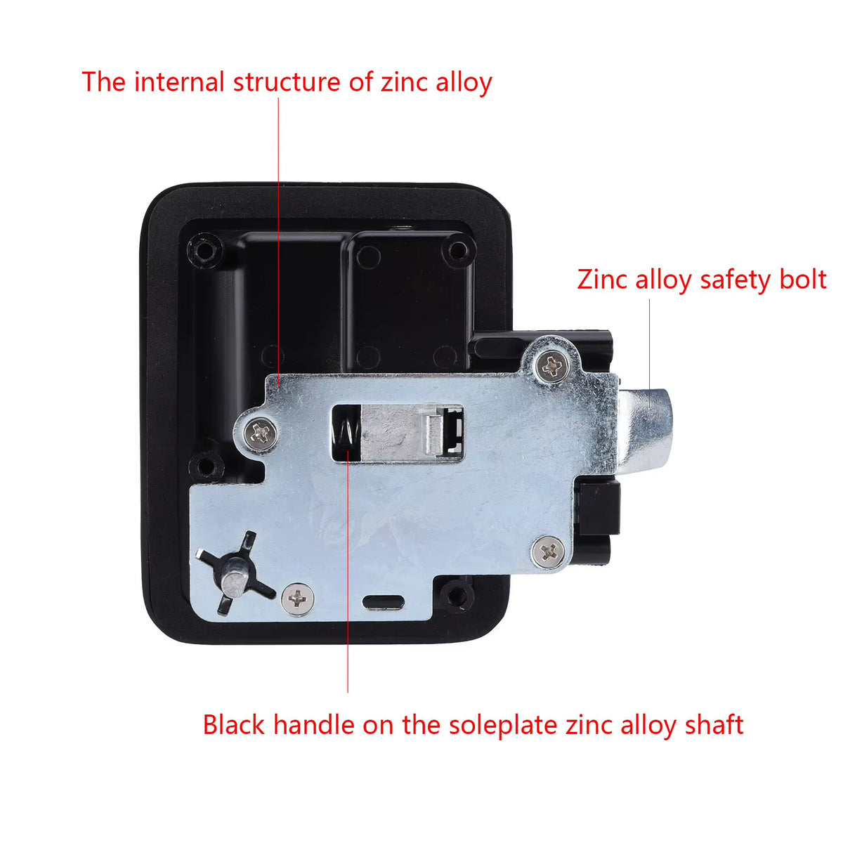 Trailer Door Latch Lock with Inside and Outside Handles – image 4