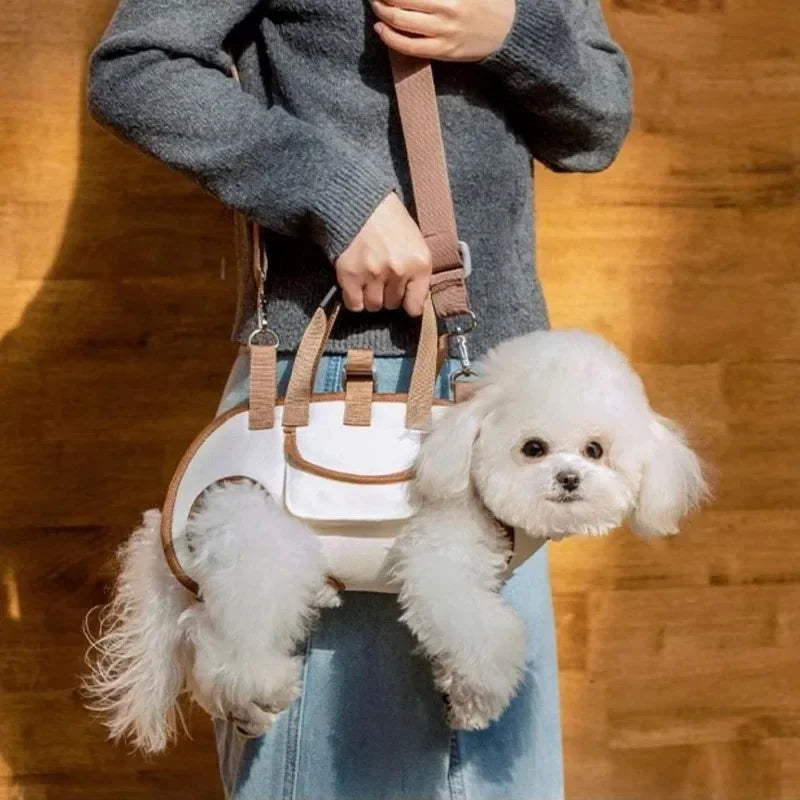 Dog Sling Carrier, Breathable Mesh Pet Carrier Bag S/M/L – image 3