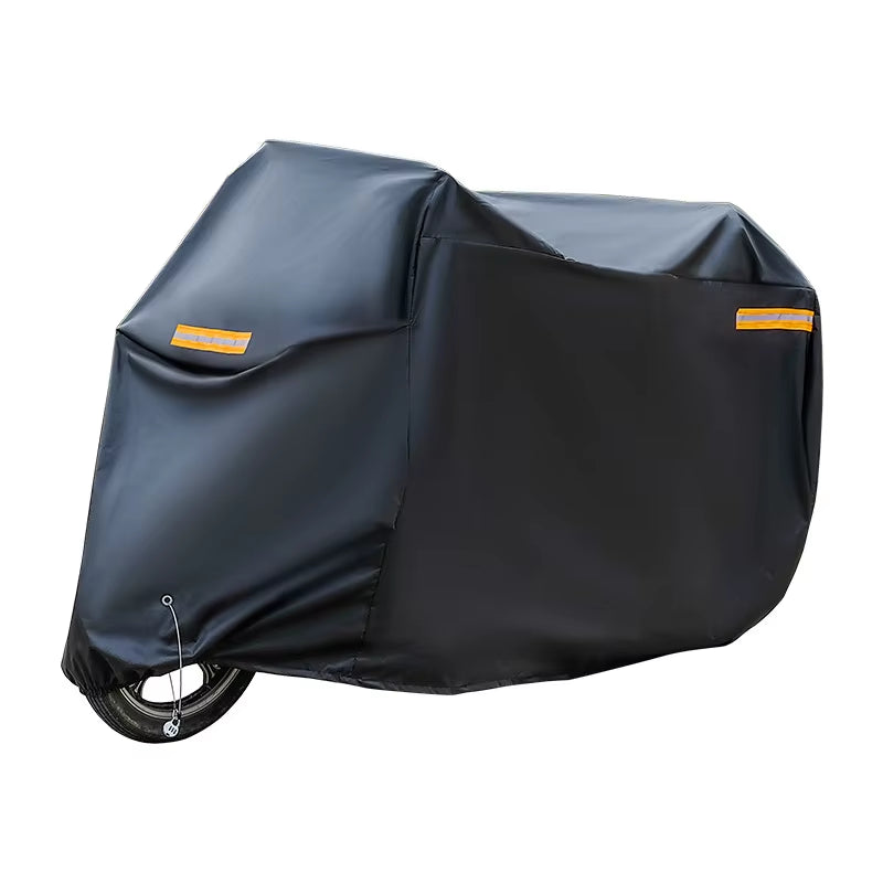 Motorcycle Cover Waterproof, Reflective Oxford Cloth with Lock Holes