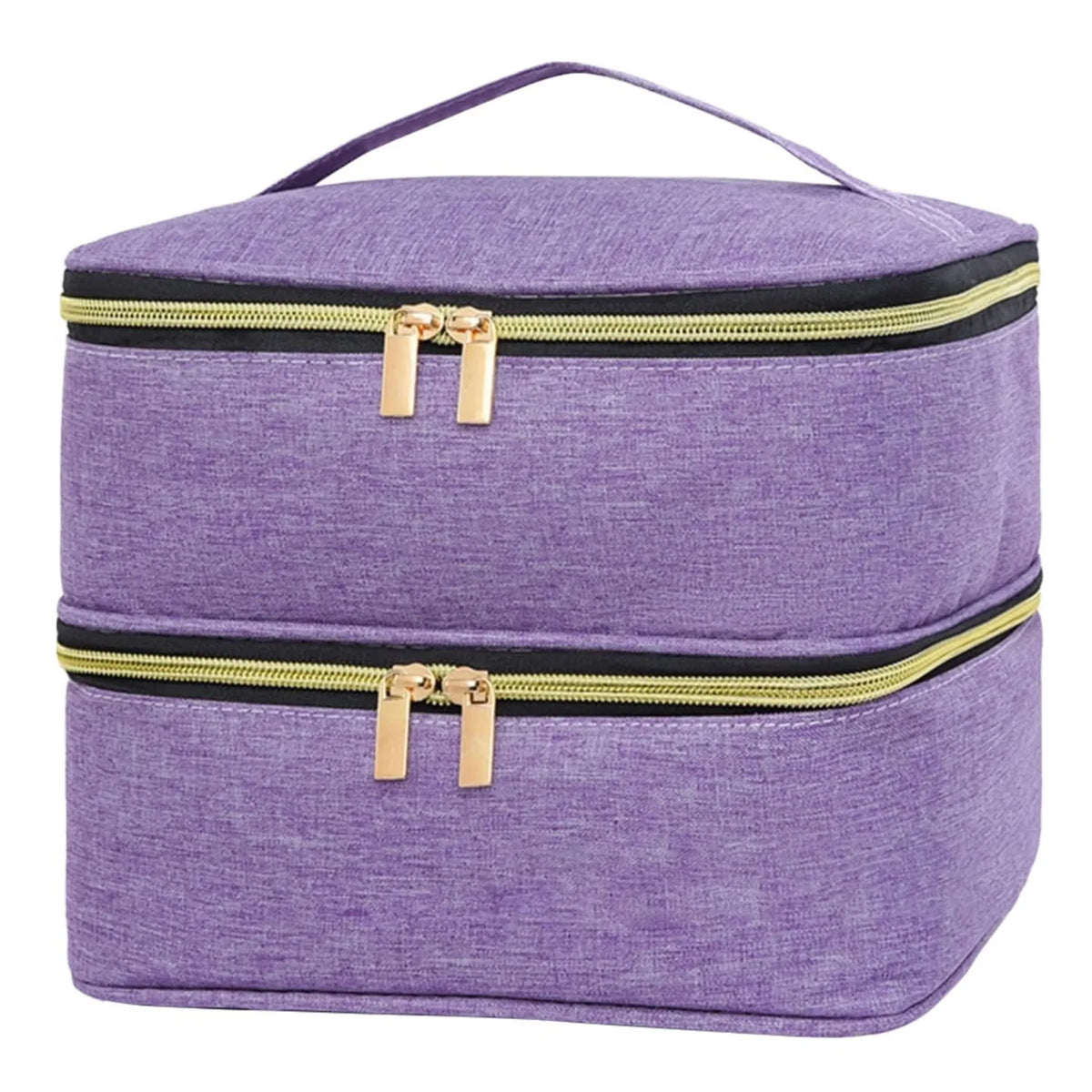 Nail Polish Organizer Bag, Double-Layer Portable Case