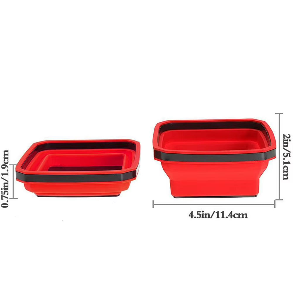 Magnetic Screw Tray 4.5" - Collapsible Silicone Parts Bowl – image 9