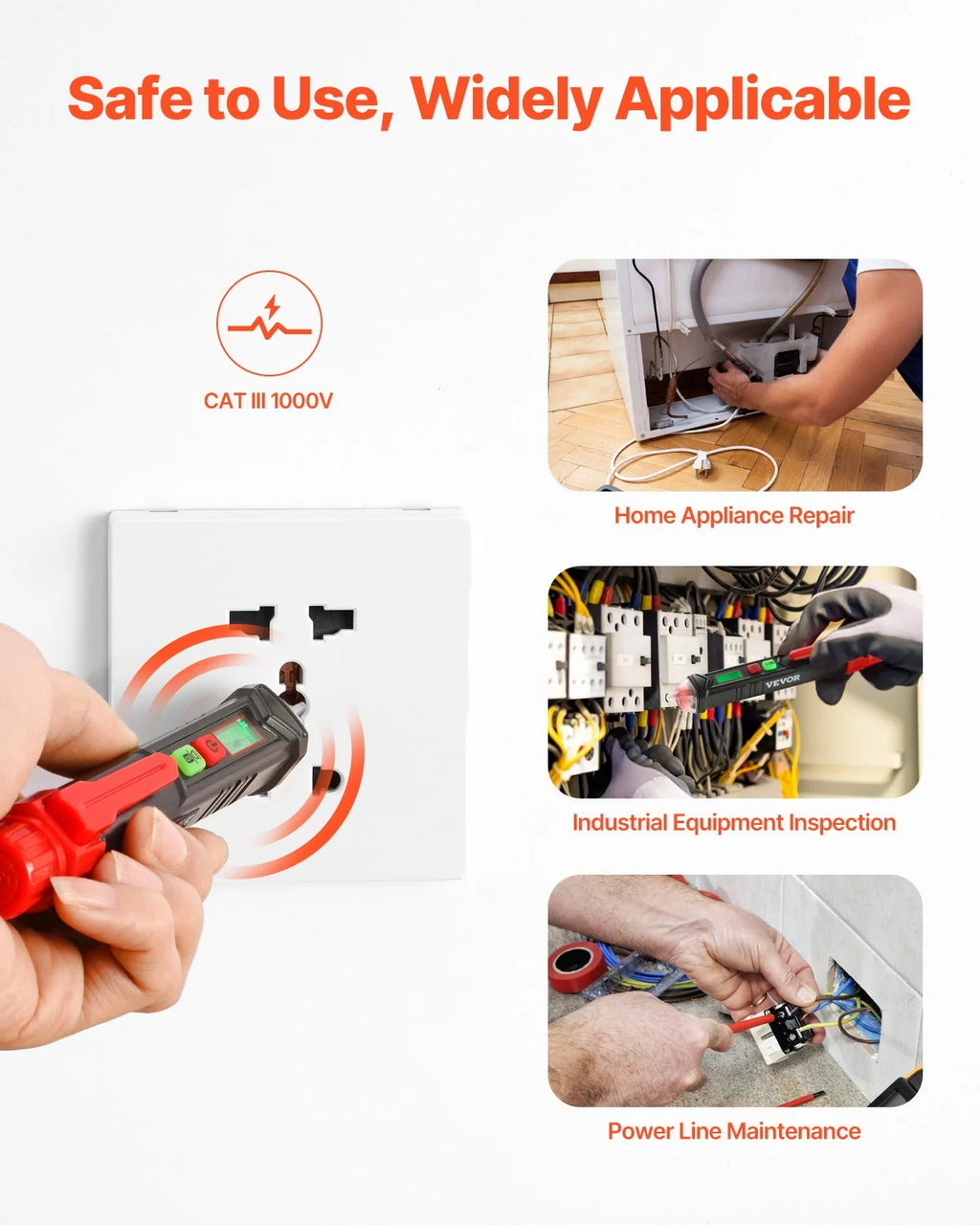 Non-Contact Voltage Tester Pen with Adjustable Sensitivity – image 7
