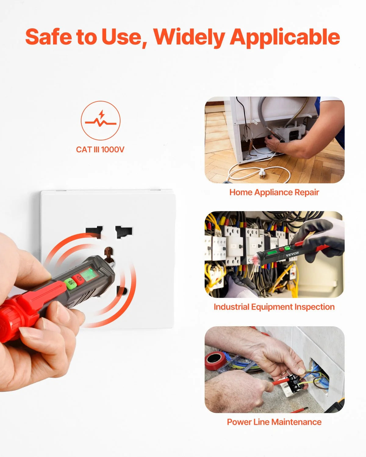 Non-Contact Voltage Tester Pen with Adjustable Sensitivity – image 7