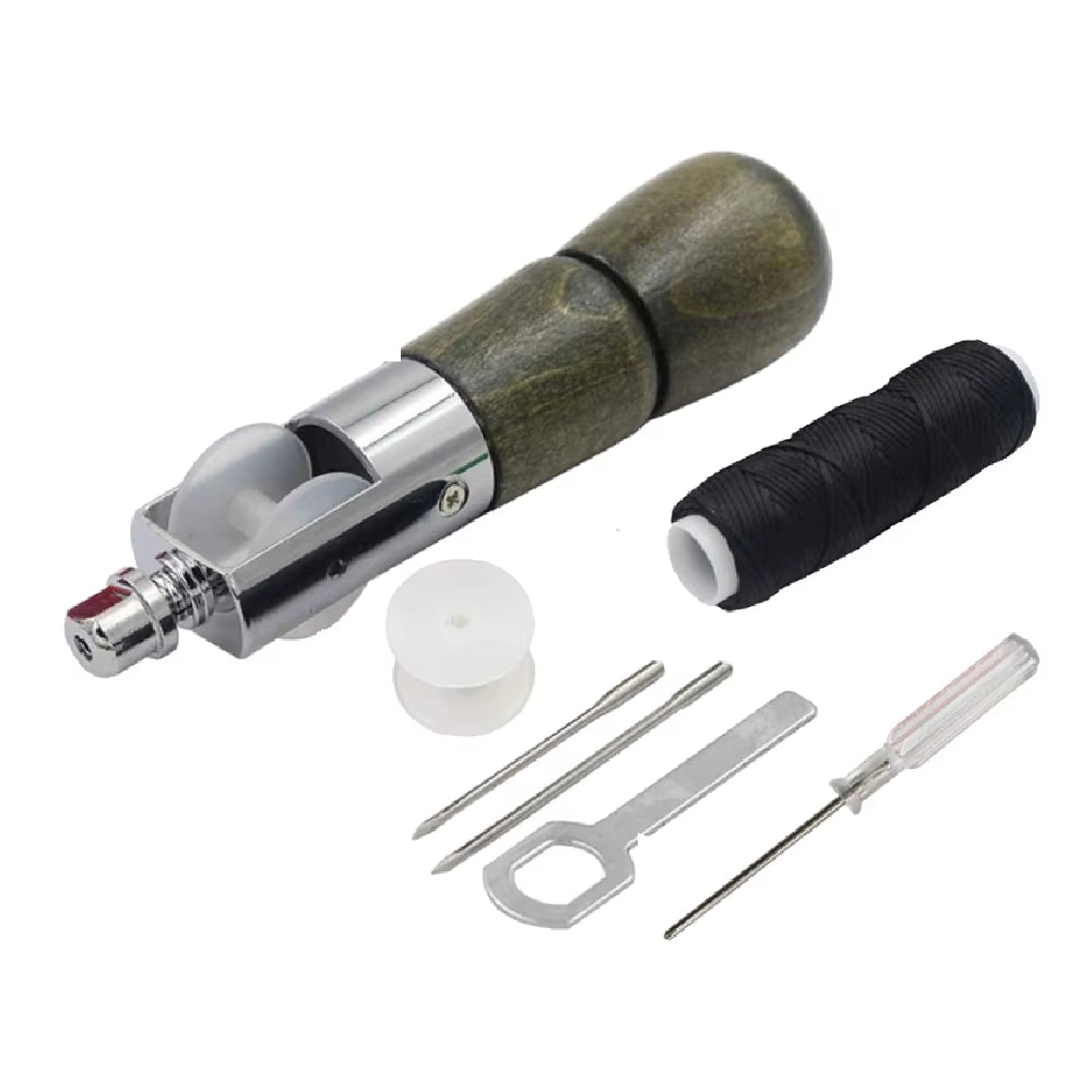 Leather Sewing Awl Kit with Waxed Thread and Needles