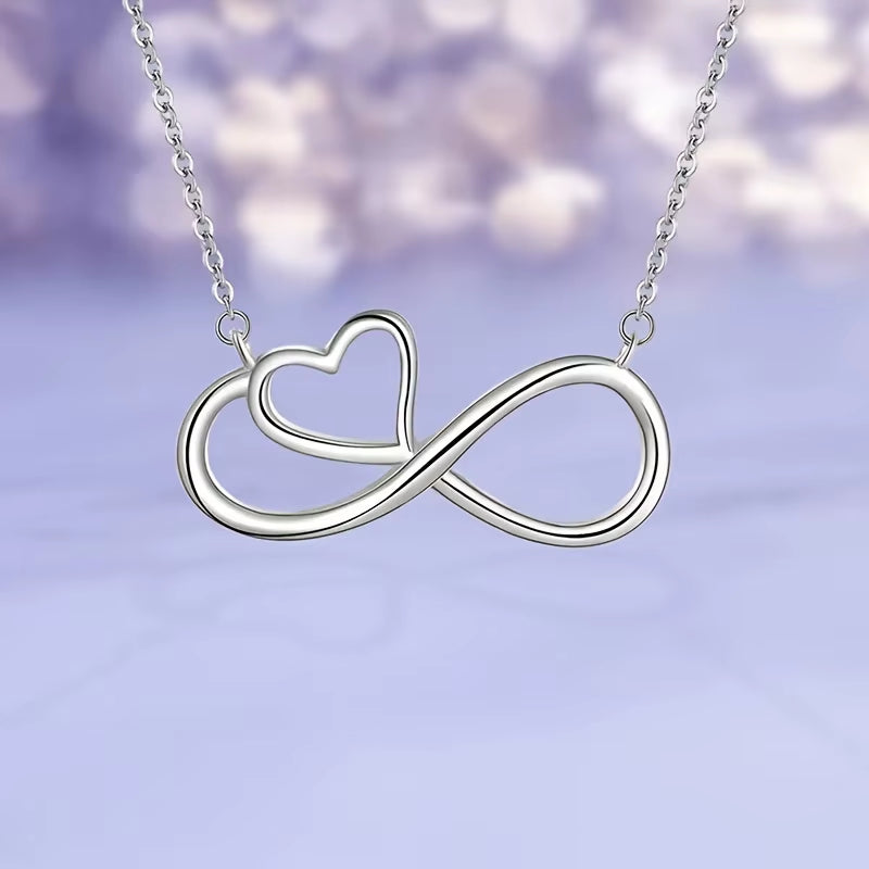 Infinity Love Pendant Necklace with Bonus Daughter Card – image 3