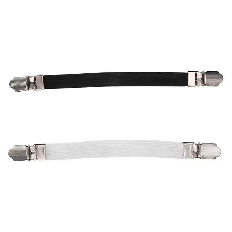 Bed Sheet Grippers - Elastic Double-Clip Straps, 4 Pack – image 4