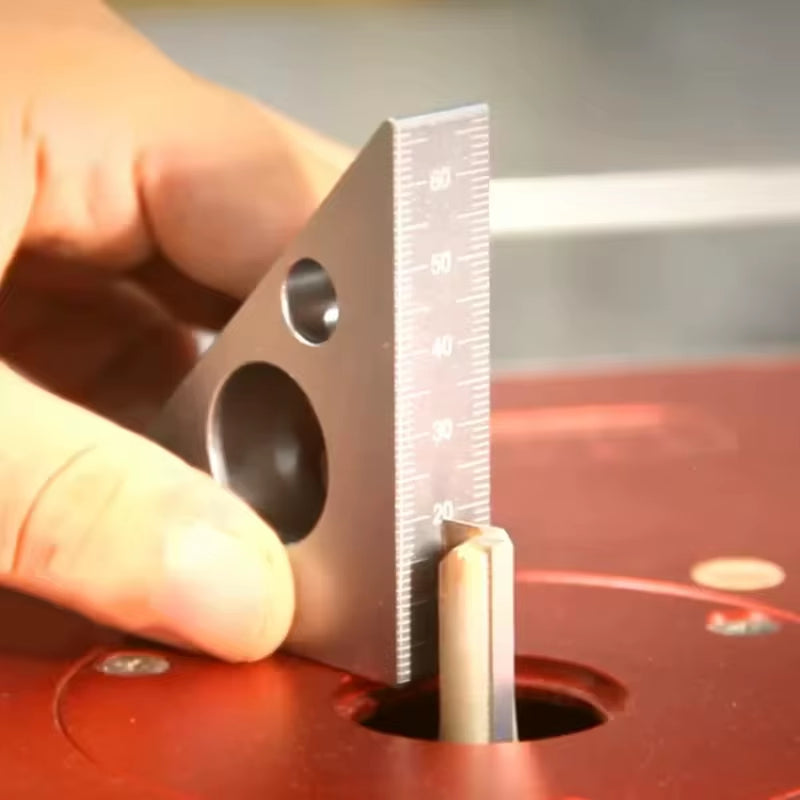 Aluminum Pocket Square - Right Angle Woodworking Layout Ruler – image 6