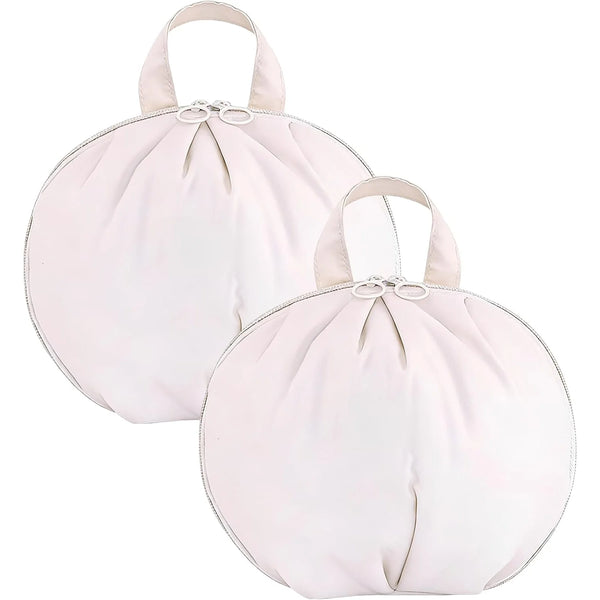Lingerie Storage Bags 2 Pcs – Round Oxford Cloth Travel Organizers