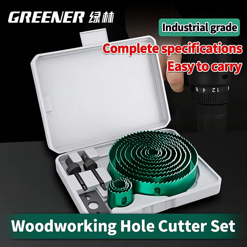 Hole Saw Kit 19-127 mm, Hole Saw Set for Wood, Drywall and PVC – image 2
