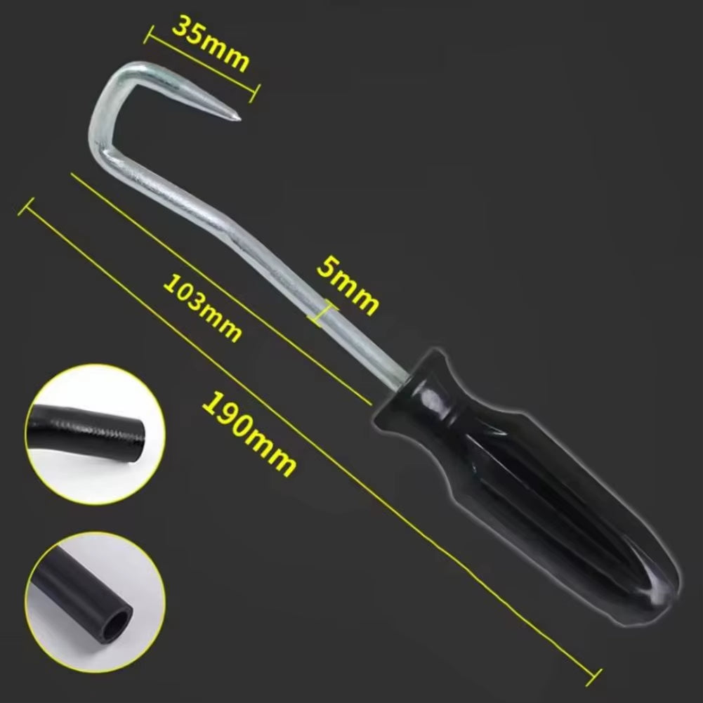 Mechanic Hose Removal Tool, Curved Steel Hook for Radiator Hoses – image 6