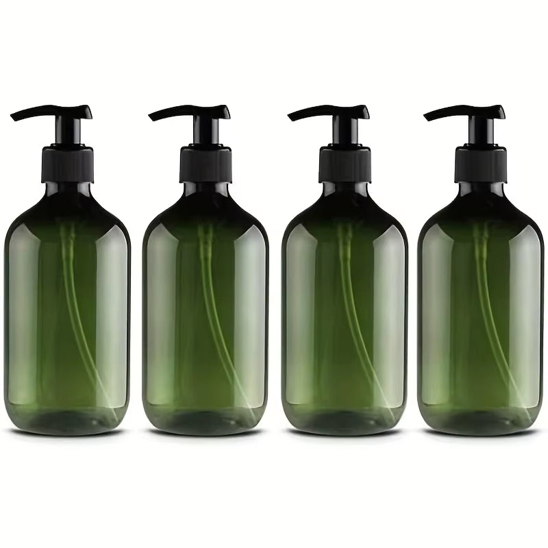 Refillable Pump Dispenser Bottles 4-Pack - 300/500ml Shampoo & Soap – image 8