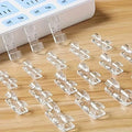 Cable Clips - Self-Adhesive Cord Organizer, 20 Pack
