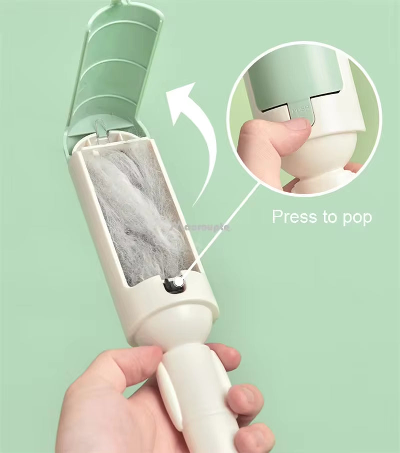 Electrostatic Pet Hair Remover - Reusable Clothes Brush