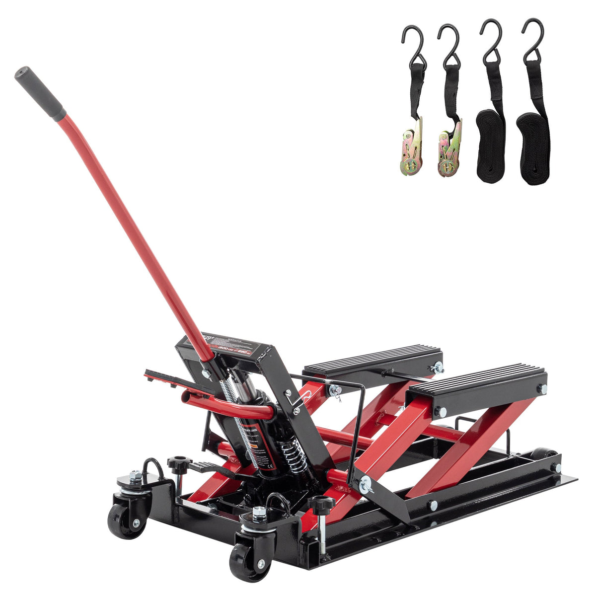 Motorcycle Lift Jack – 1500 lb Hydraulic Pedal Lift Table, 4.5-15 in