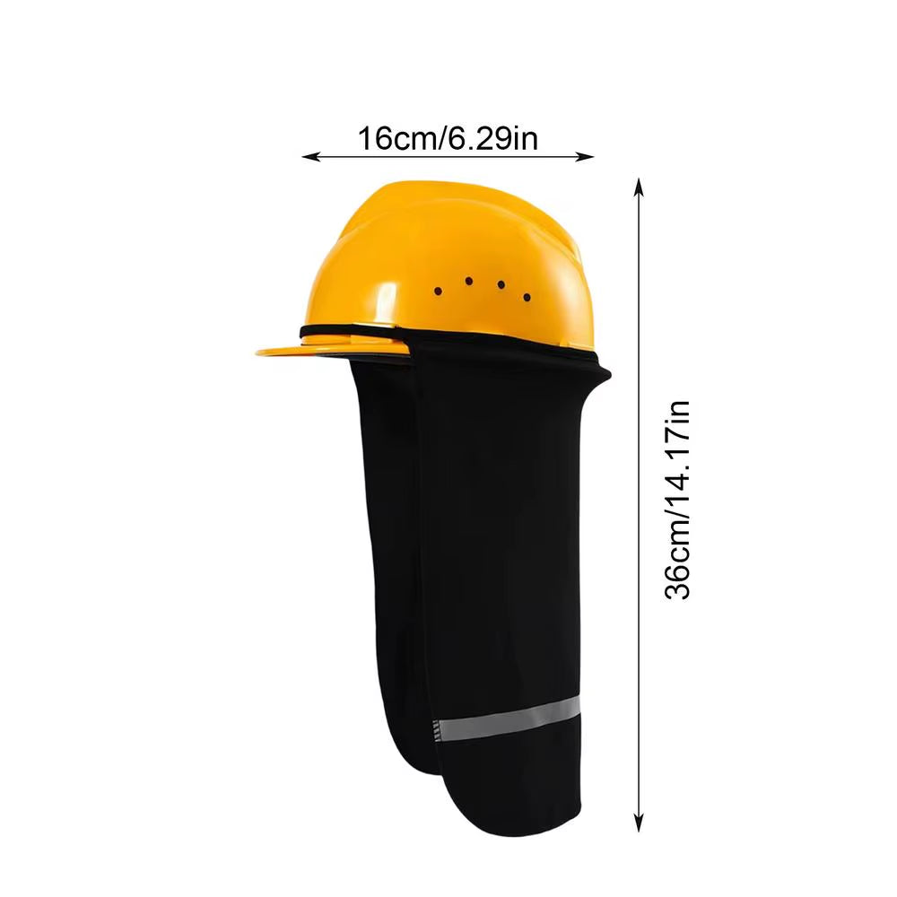 Hi-Vis Hard Hat Sun Shade and Neck Protector