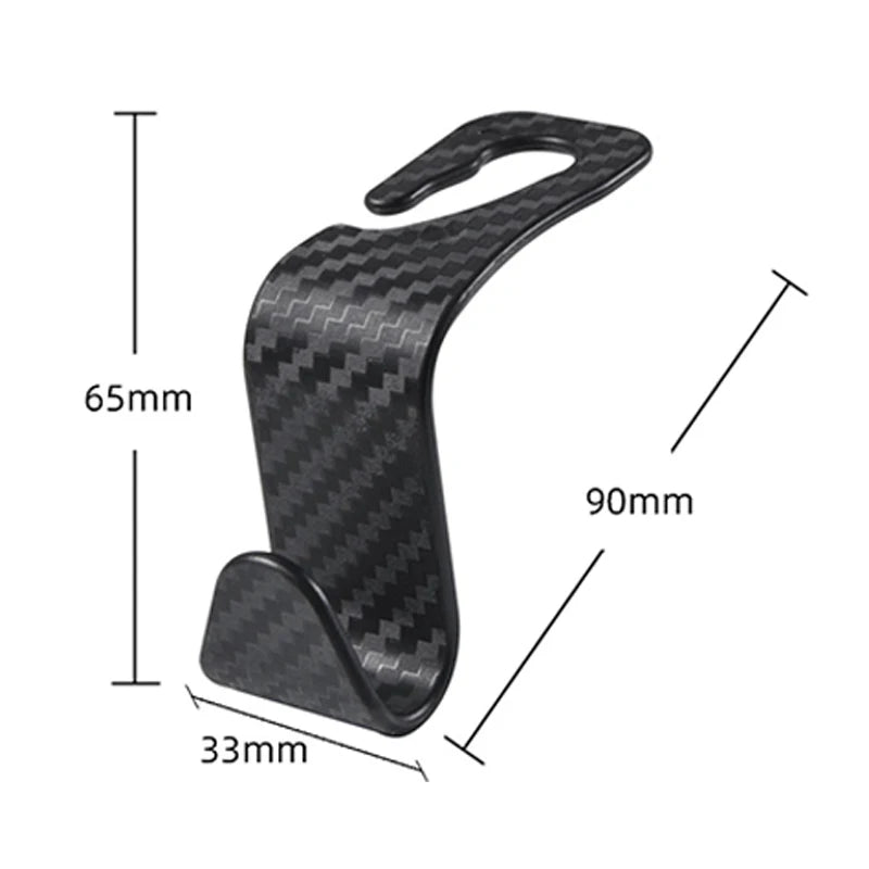Headrest Hook Set, Car Seat Back Hanger for Bags and Purses – image 7