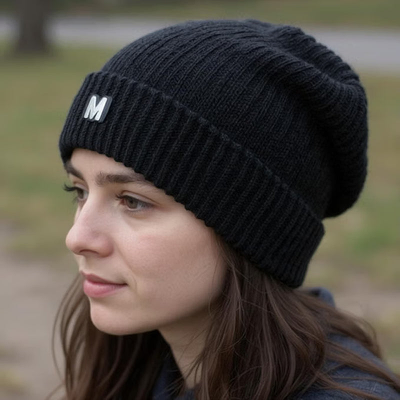 Heated Beanie, USB-Powered Fleece-Lined Knit Winter Hat – image 4