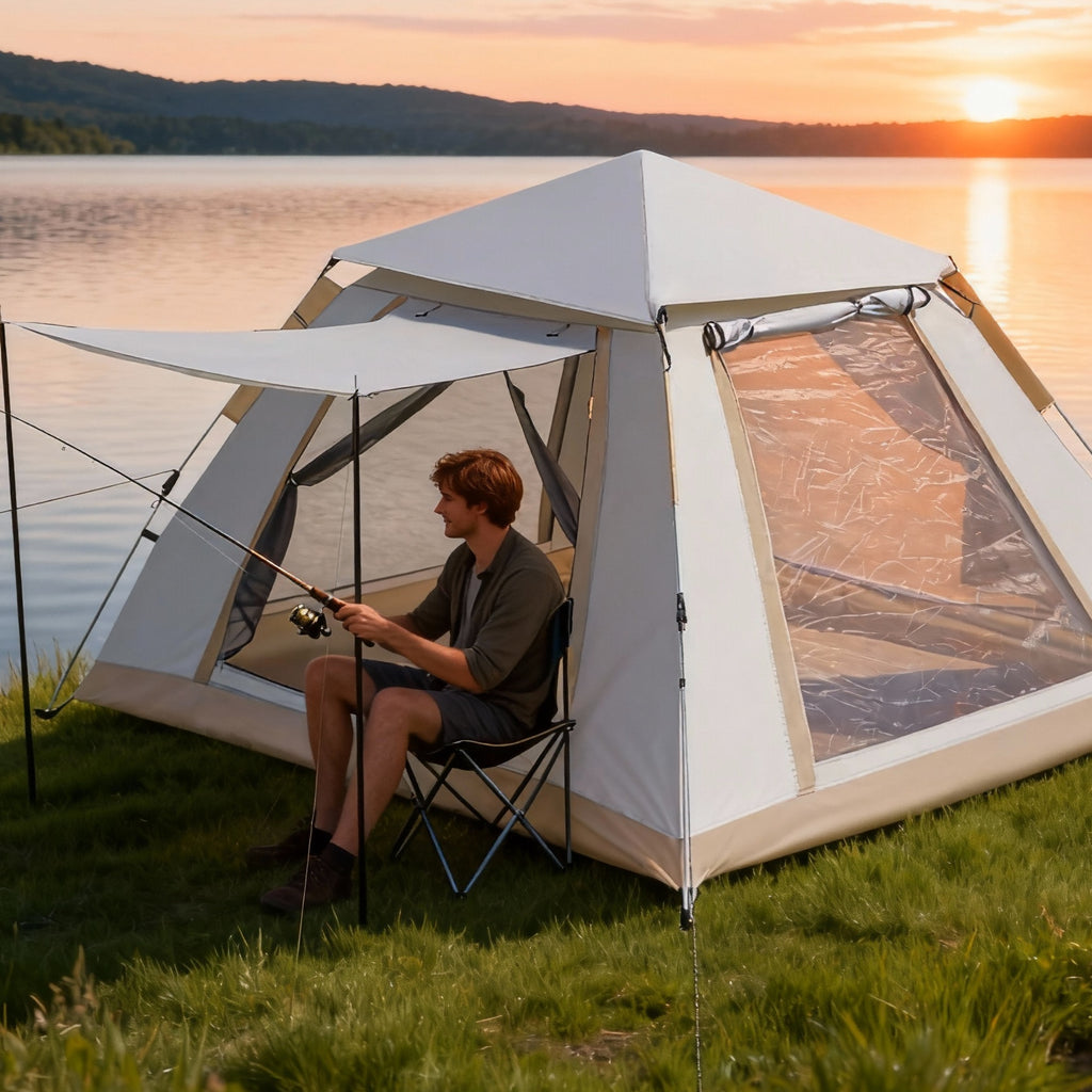 Instant Pop Up Tent 2-4 Person Waterproof Family Camping Tent – image 4