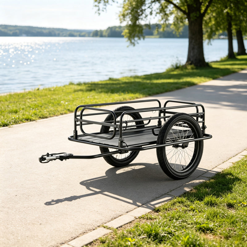 275 Lb Heavy Duty Bike Cargo Trailer with 20 Inch Wheels