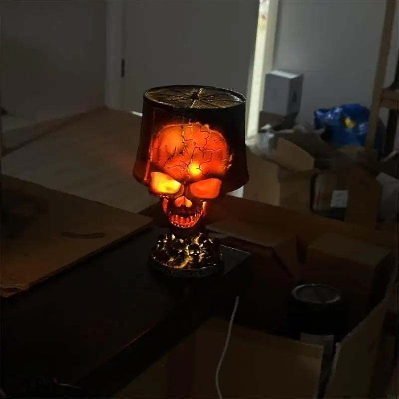 Halloween Skull Lamp - Weather Resistant LED Outdoor Garden Decoration