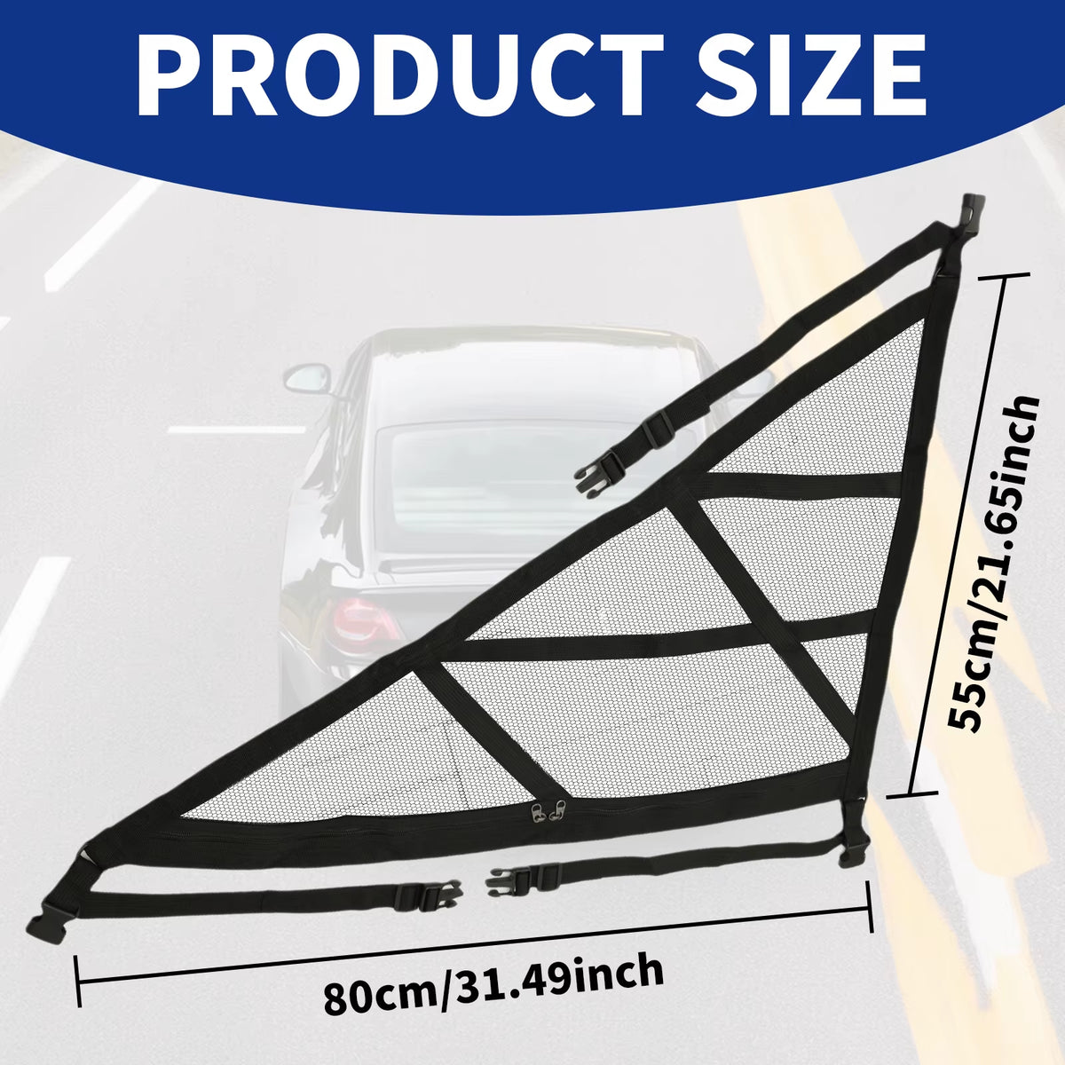 Car Ceiling Cargo Net – Roof Storage Mesh Organizer – image 8