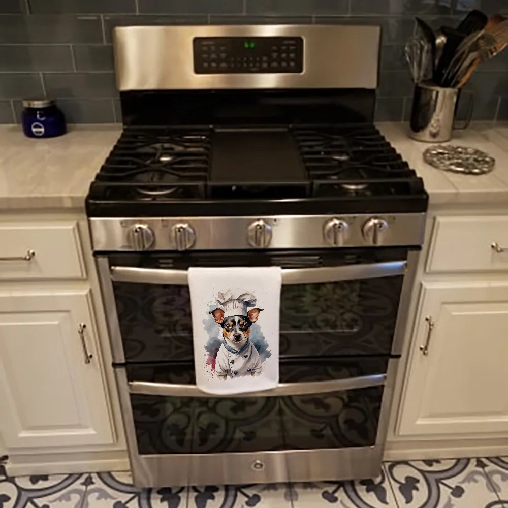 Rat Terrier Chef Kitchen Towels - Set of 2 – image 3