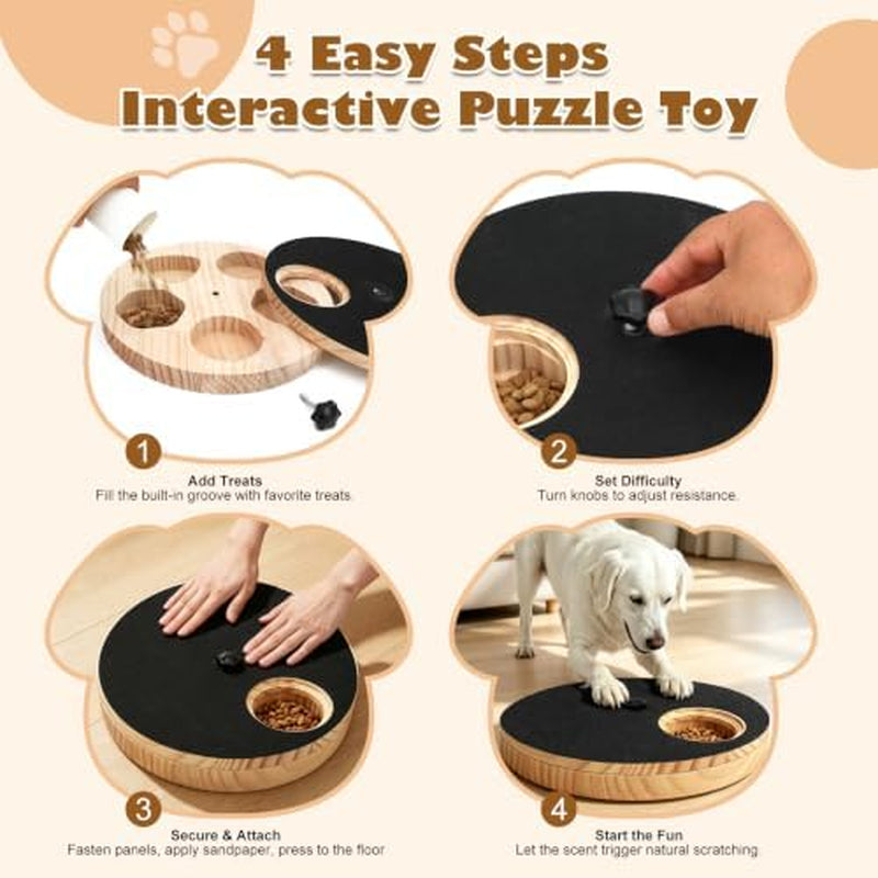 Dog Nail Scratch Board – Adjustable Speed with Treat Box – image 3