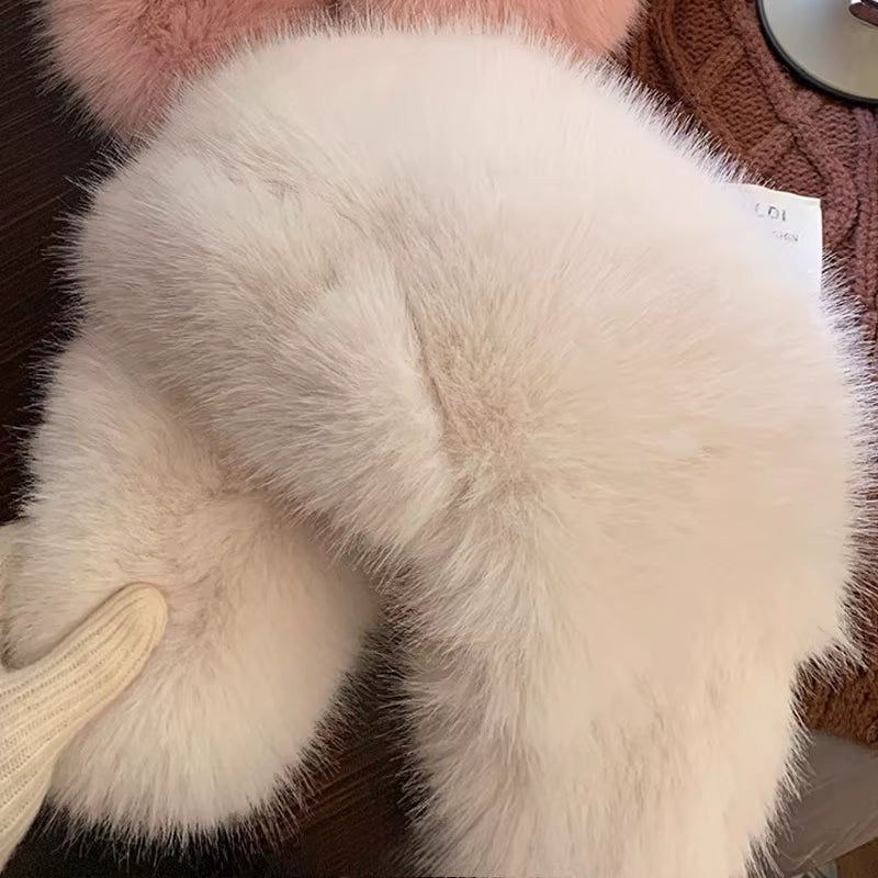 Faux Fur Trapper Hat with Earflaps for Winter