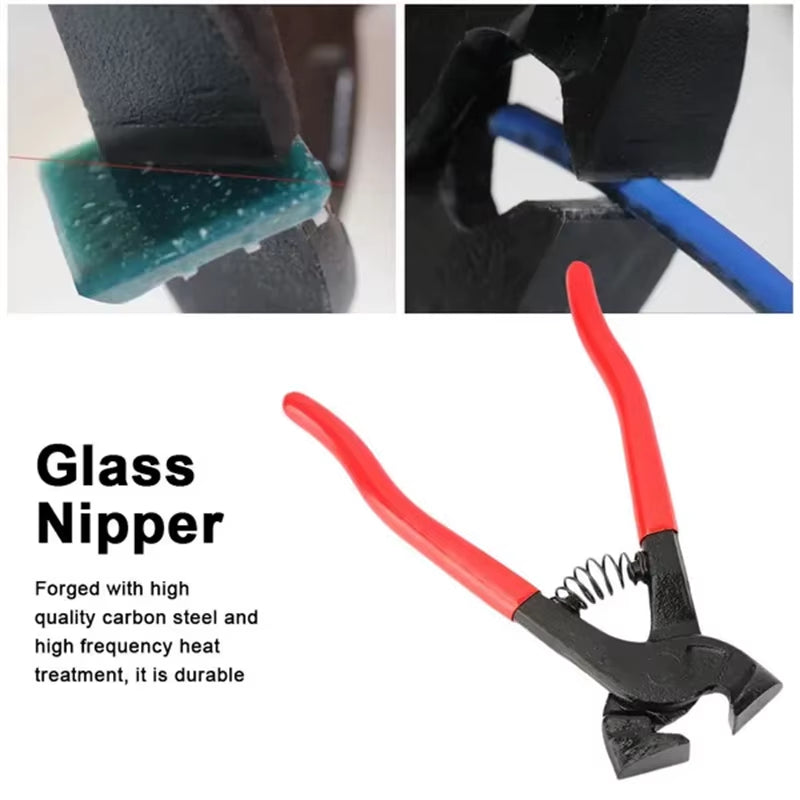 Construction Tile Nippers 8 Inch - Carbon Steel Mosaic & Ceramic Nipper – image 4