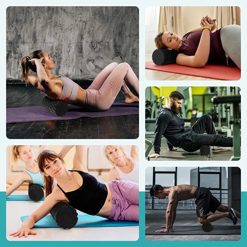 EPP Foam Roller, Textured Muscle Roller for Yoga, 33 cm – image 5