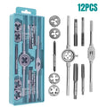 Tap and Die Set M3–M12 – Metric Threading Kit, 12 or 20 Pcs