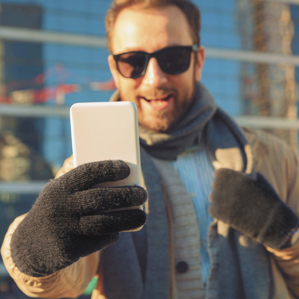 Touchscreen Winter Gloves – Unisex Warm Knit Gloves – image 9