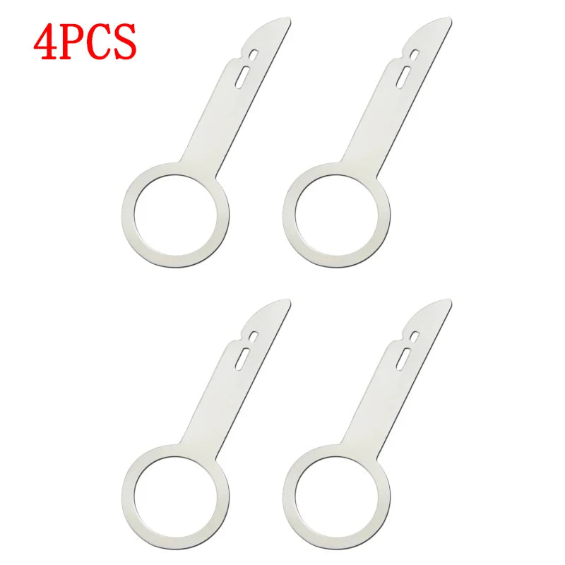 Car Radio Removal Keys – Stainless Steel Stereo Release Tool – image 9