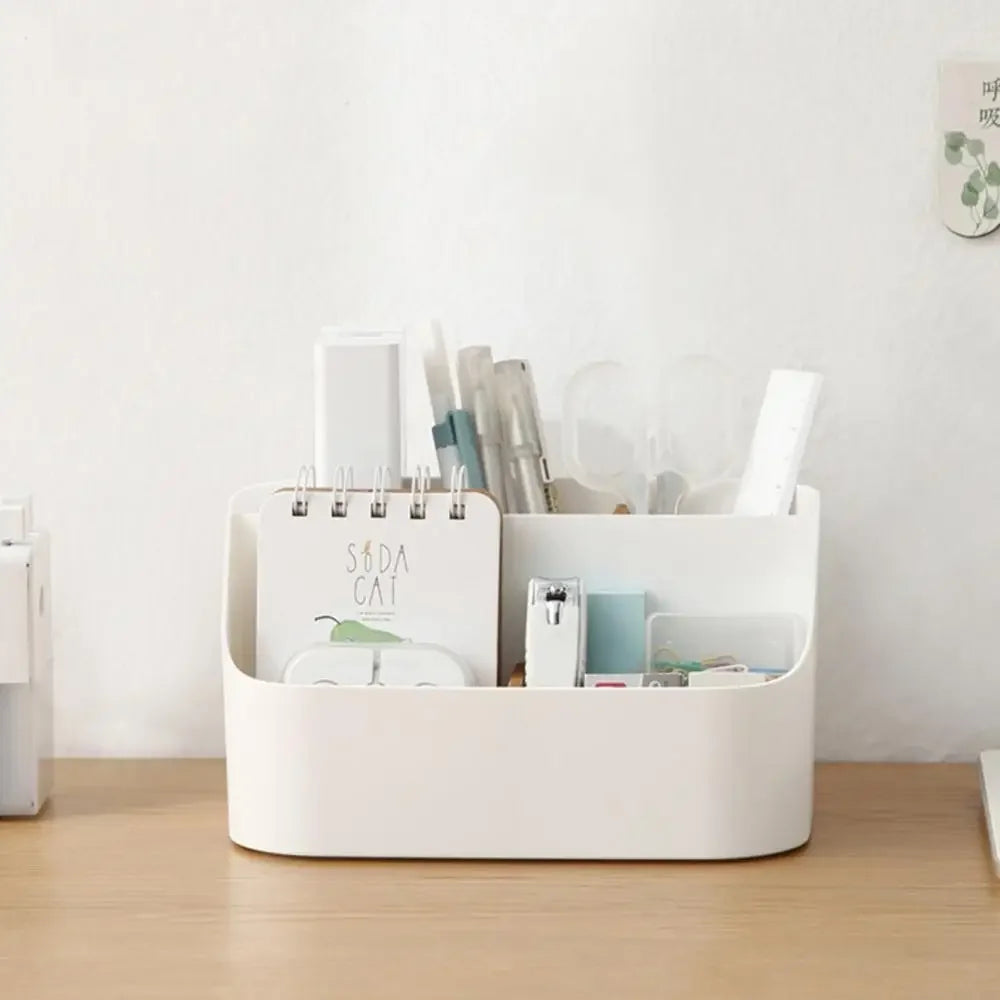 5-Compartment Desk Organizer Box with Removable Dividers – image 4