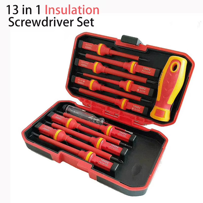 1000V Insulated Screwdriver Set, Magnetic Interchangeable Blades – image 2