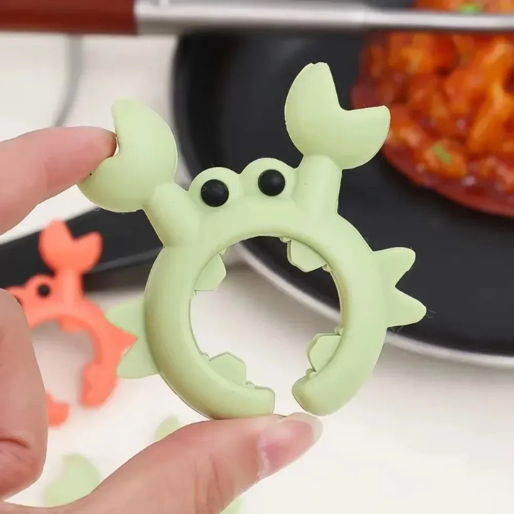 Crab Silicone Spoon Holder – Pot Clip & Spatula Rest – image 5