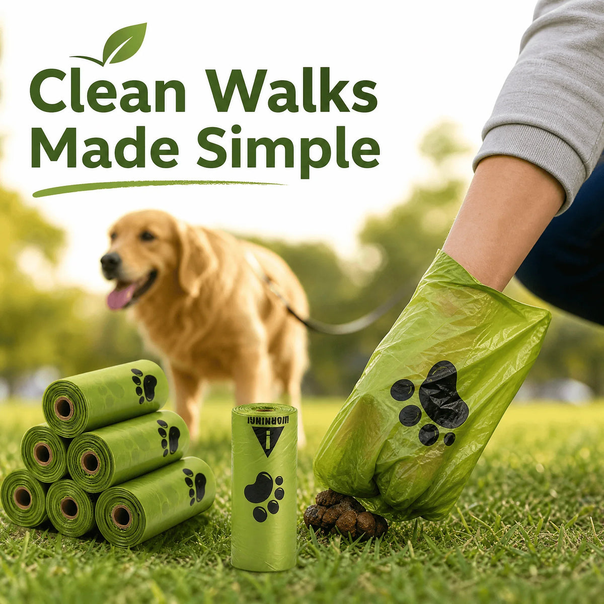 Biodegradable Dog Poop Bags – 10 Rolls, Leak-Proof – image 10