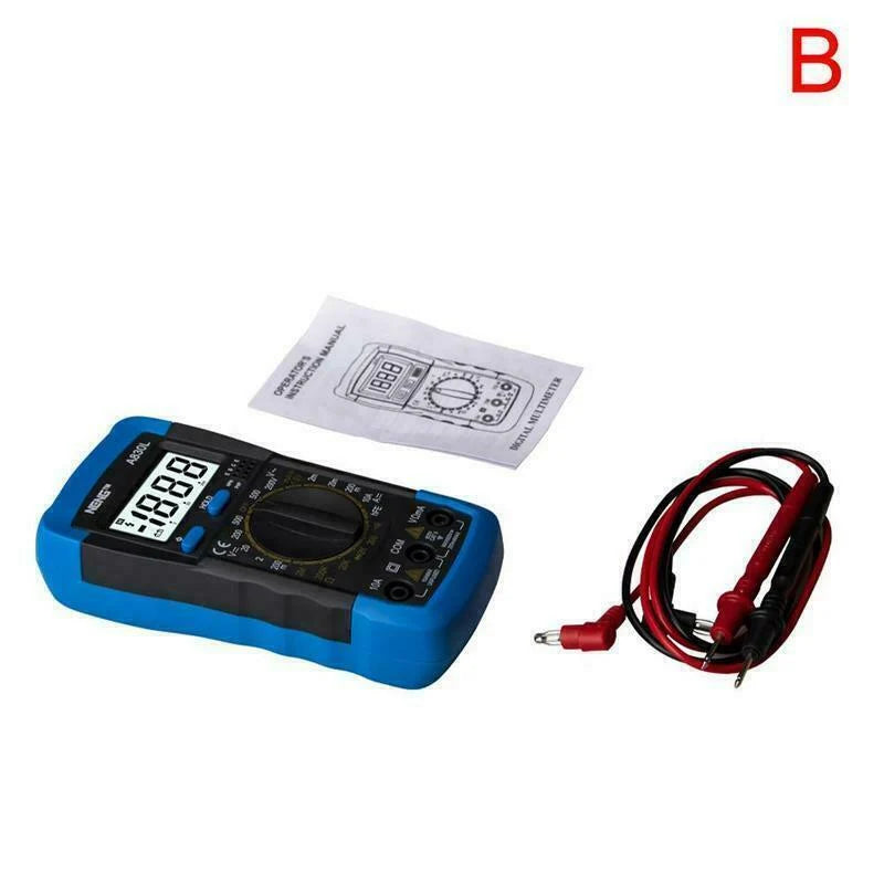Digital Multimeter Electrical Tester, AC/DC Volt Amp Ohm Meter