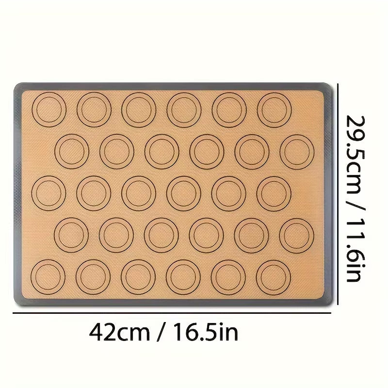 Silicone Baking Mat - Non-Stick Half Sheet Macaron Liner – image 9