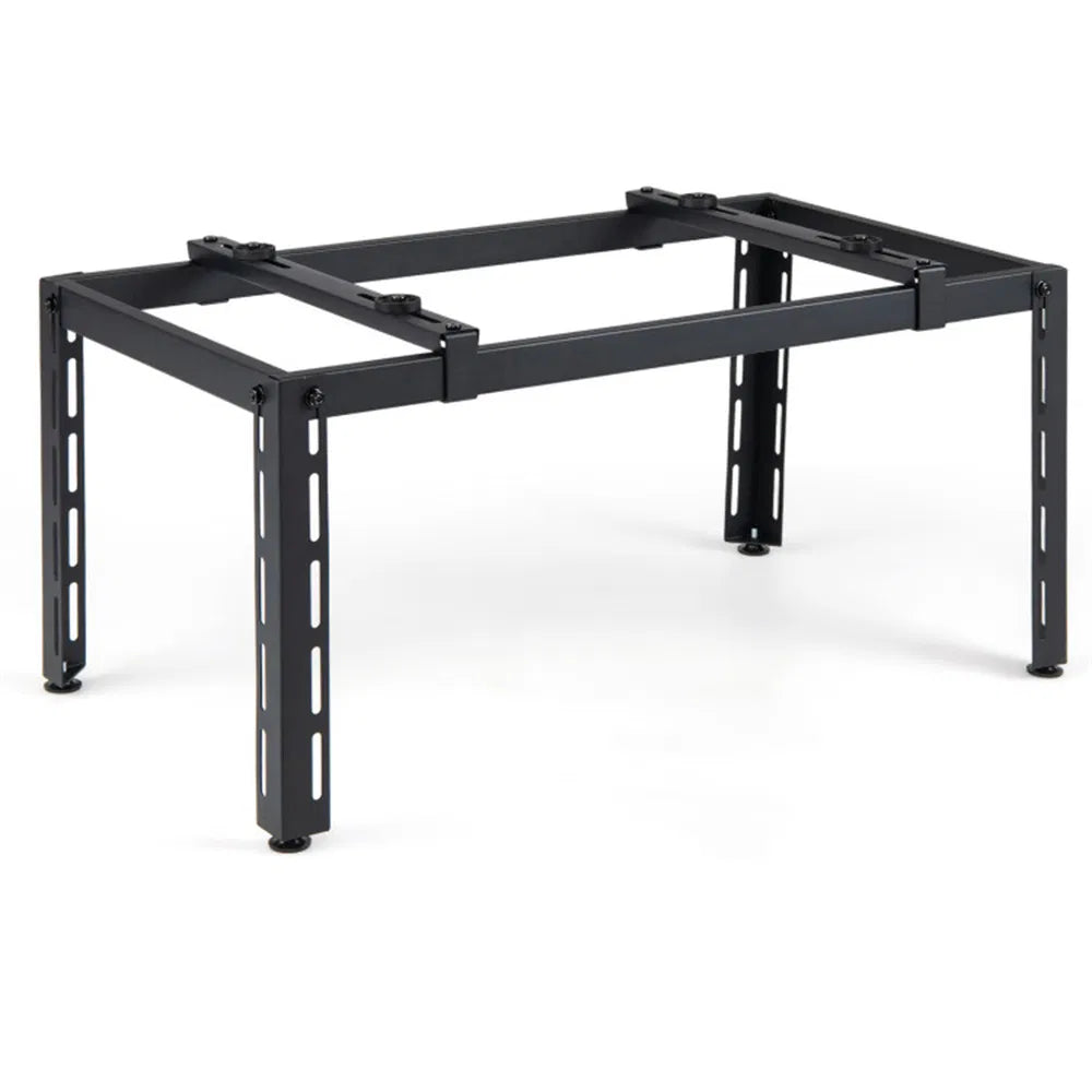 Adjustable Mini Split Ground Stand, 400 lb Heavy-Duty AC Bracket – image 1