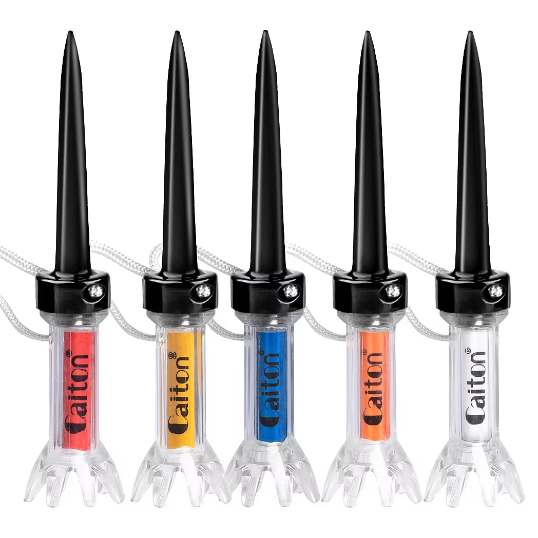 Magnetic Golf Tees 5 Pcs – Bounce-Back Tees in 3 Sizes