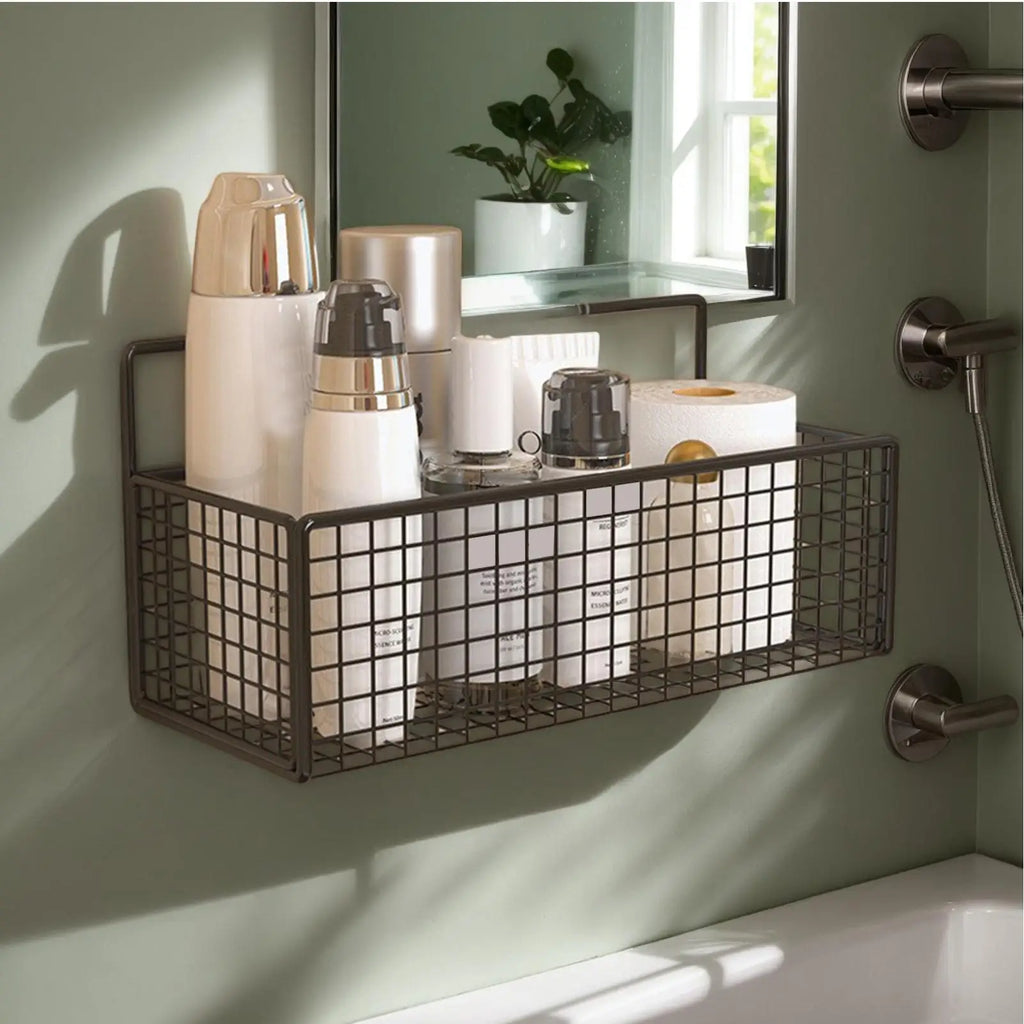 No-Drill Adhesive Shower Caddy Shelf – image 5