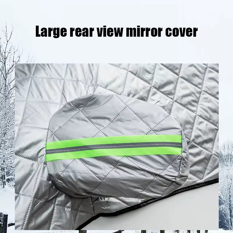 Windshield Frost Cover - Oxford Cloth Anti-Ice Winter Snow Shield – image 7