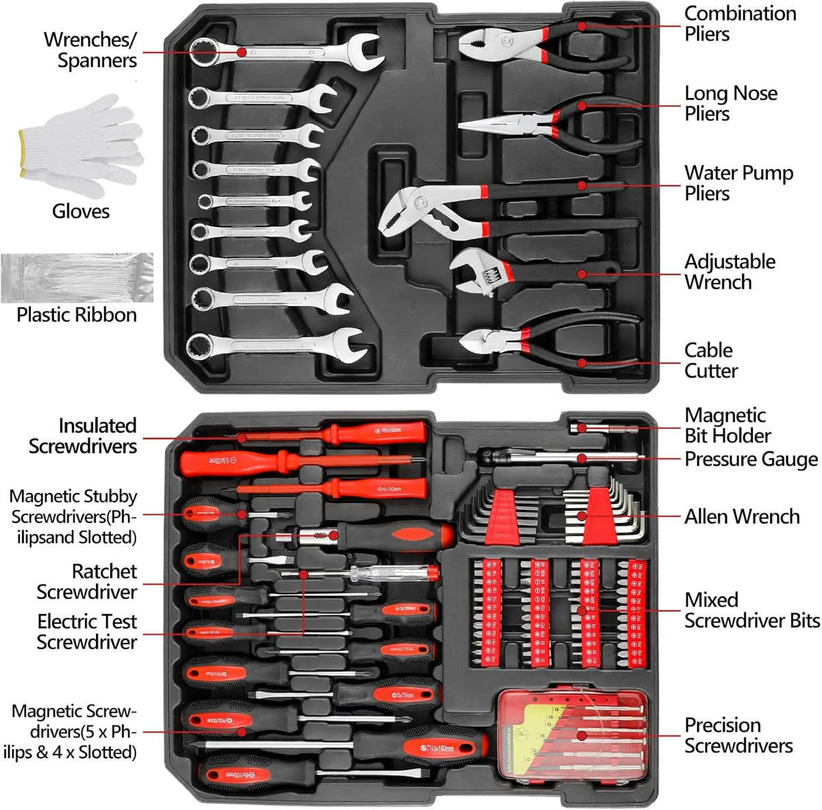 Mechanics Tool Set 799 Pc with Rolling Trolley Case, Auto & Home Repair – image 2