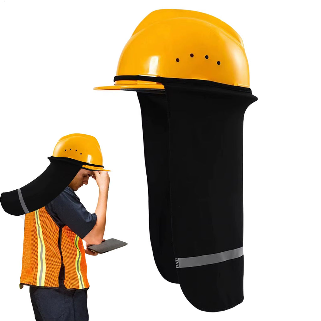 Hi-Vis Hard Hat Sun Shade and Neck Protector